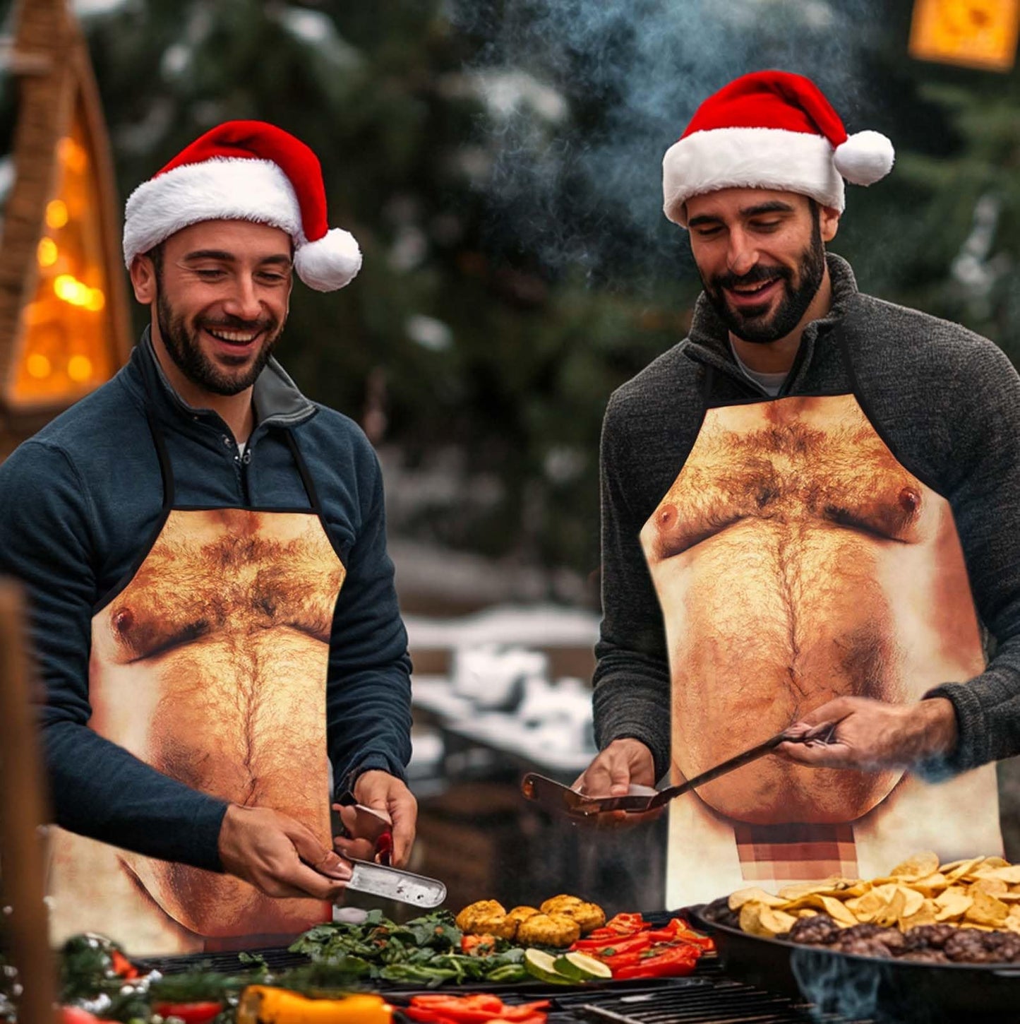 Funny Aprons for Men, White Elephant Gifts for Adults Men Him Christmas Stocking Stuffers Funny Apron Gag Gifts