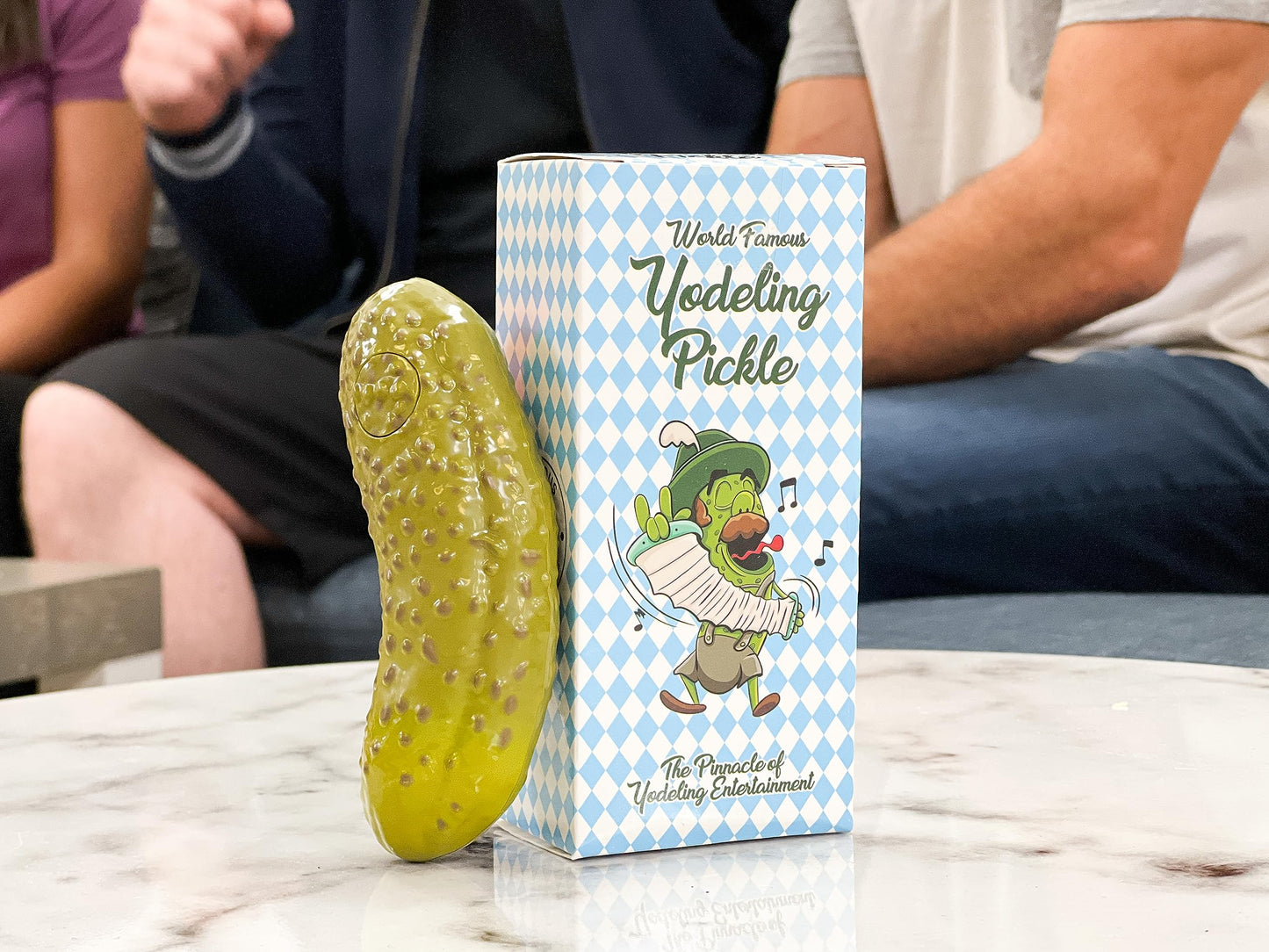 DR DINGUS Yodeling Pickle - Sings Dill-lightful Yodel Song - Make Anyone Laugh - Best Singing Gag Gift for Friends Family Coworkers